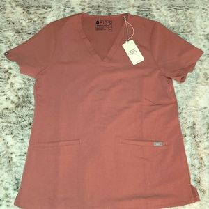 Original Mauve Figs scrub top.
